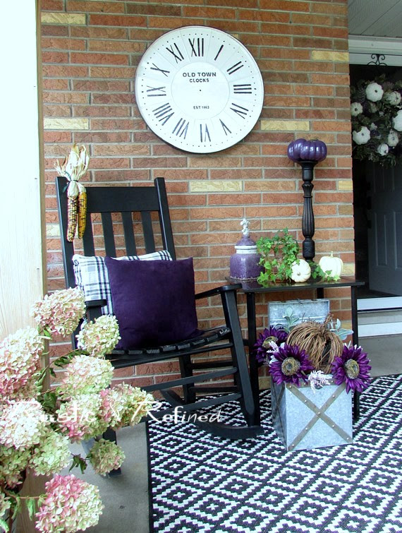 How to decorate a small porch or patio with huge Fall Impact