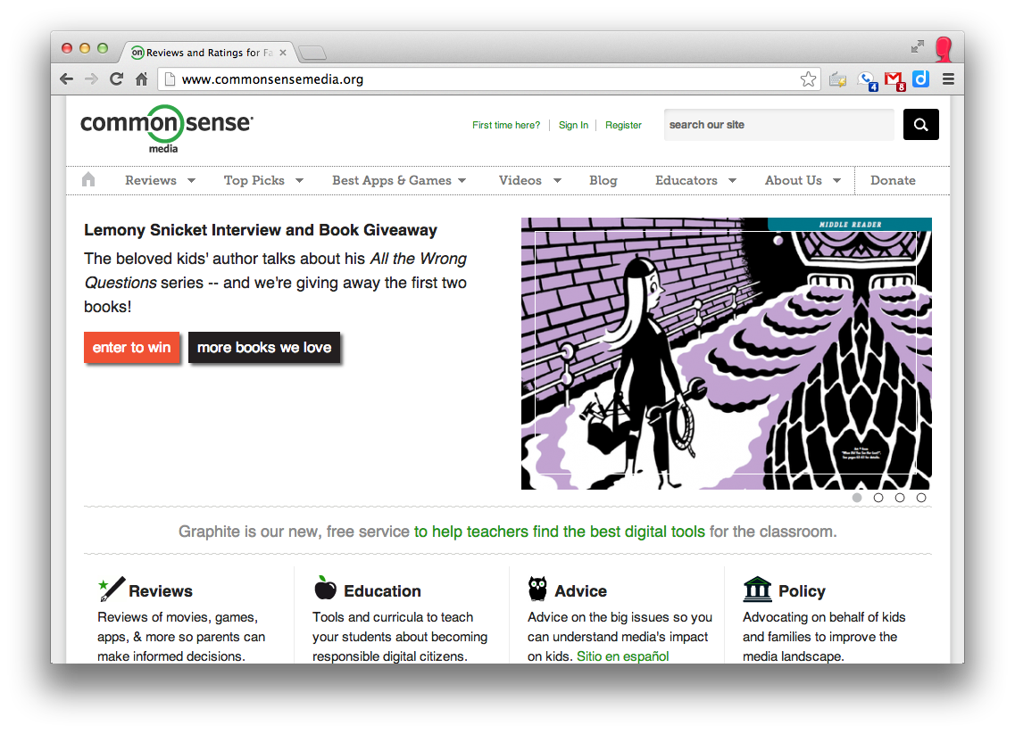 NCS EdTech News Simplifying the Hunt with Common Sense Media