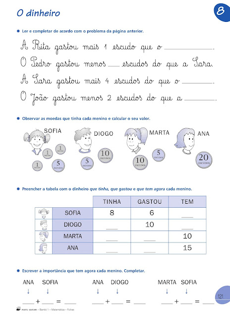 Atividades de Matematica 1 Ano