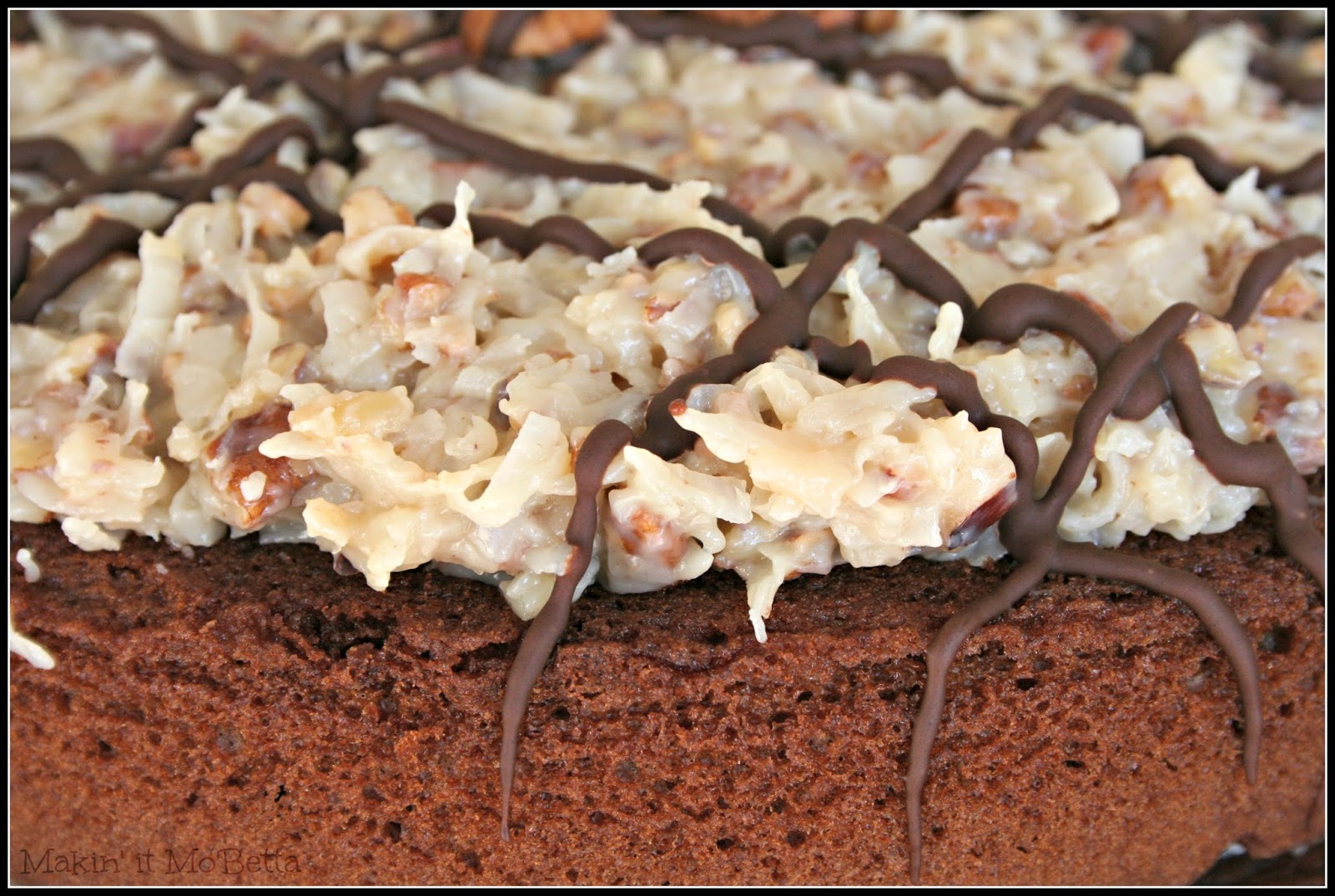 German Chocolate Cake With Pour Over Frosting German Chocolate Cake With Pour Over Frosting