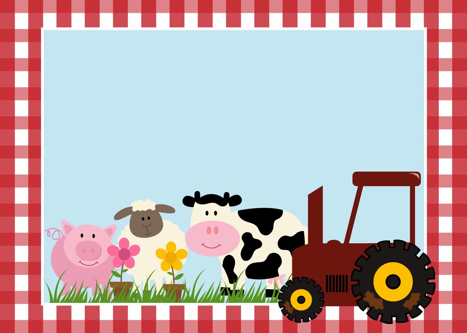 Free Printable Farm Party Invitations. Oh My Fiesta! in english