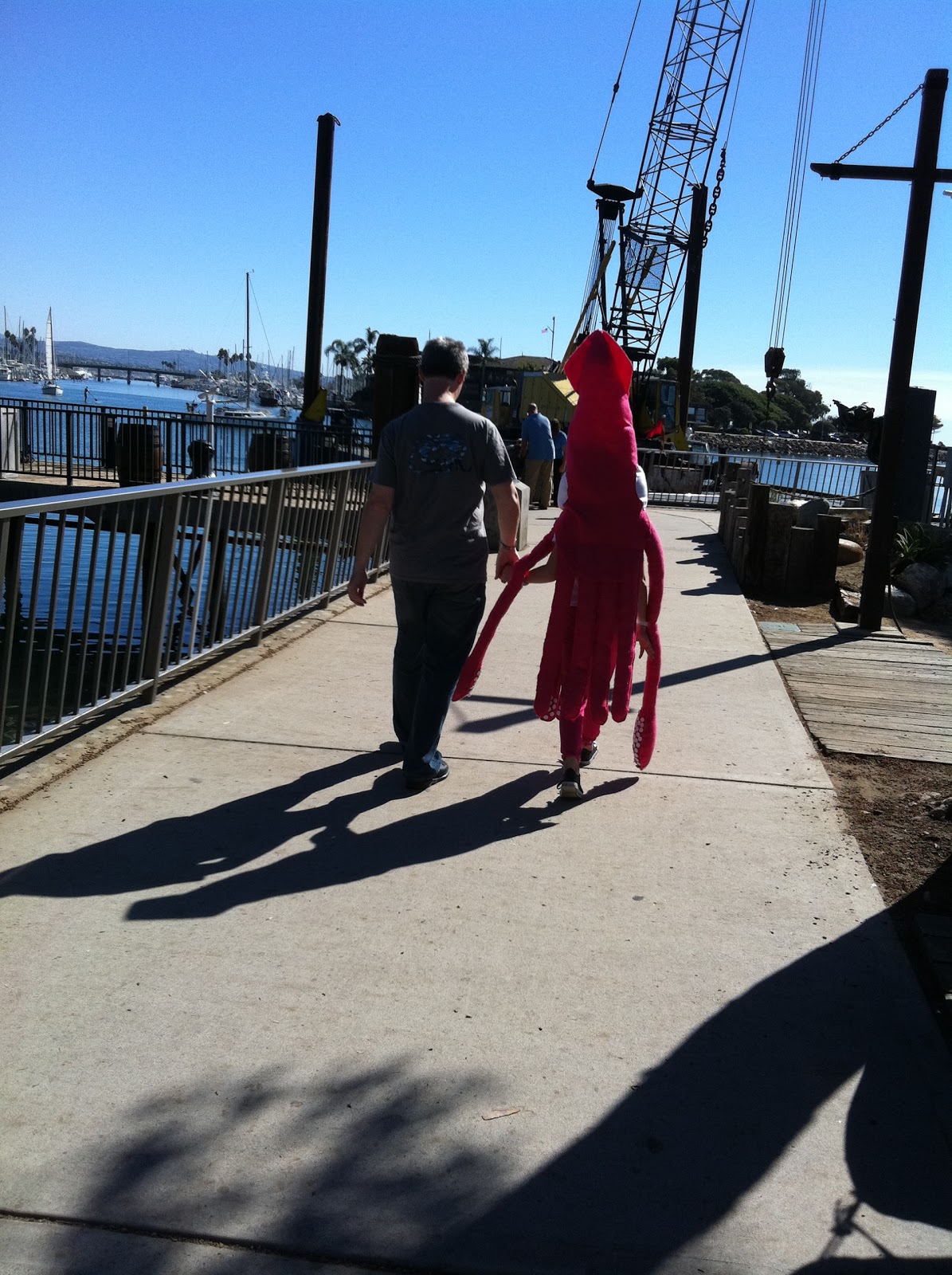 The Chronicles of The Feaseys GIANT SQUID COSTUME WINS THE PRIZE