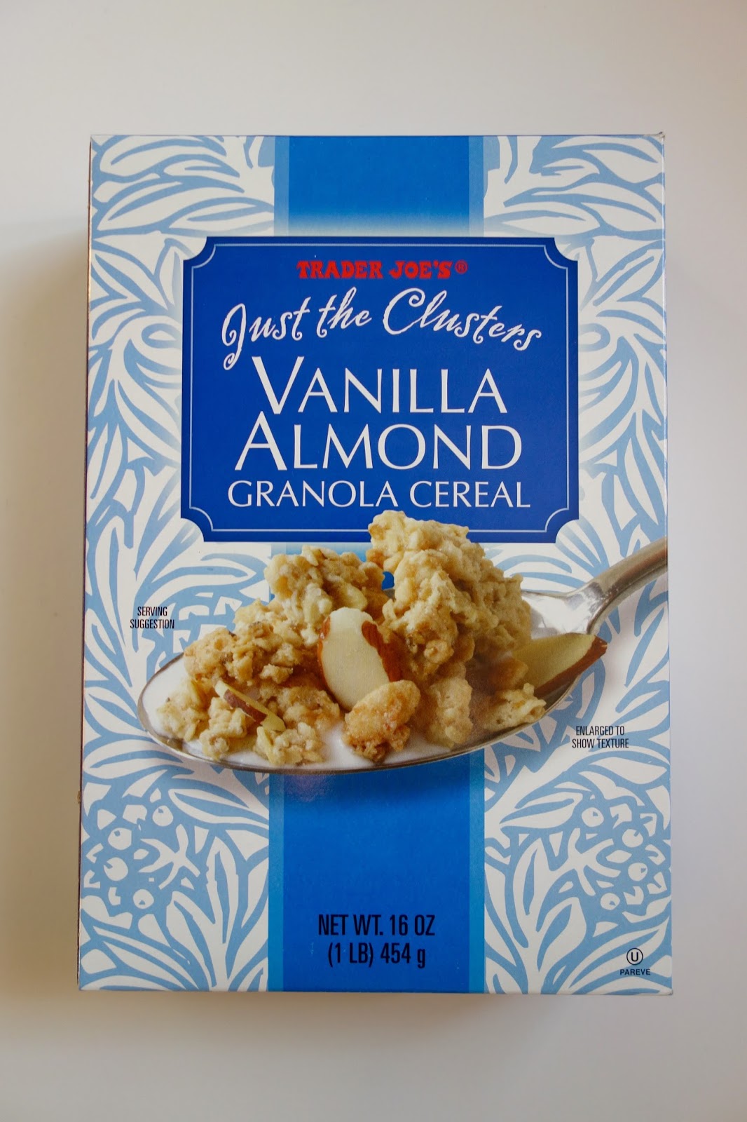 Trader Joe's Just the Clusters Vanilla Almond Granola Cereal and