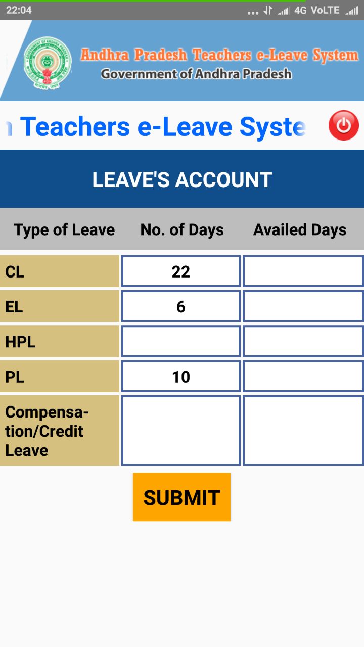 How to Submit AP Teachers Leave Credits in APTELS App GSR INFO AP