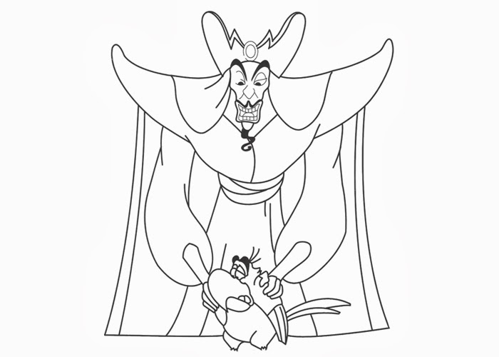 jafar coloring pages - photo #7