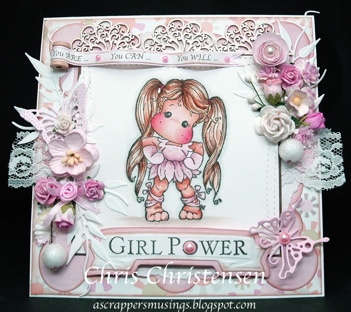 A Scrapper S Musings Magnolia Scorpio Tilda Girl Power Card