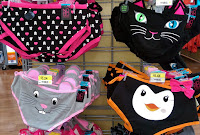 hipster boy short cheeky briefs cute black cat ears grey mouse face on bum penguin pink bow