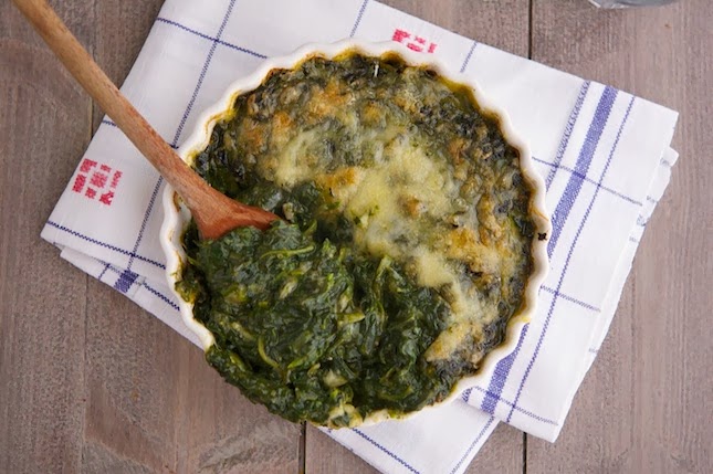 The Iron You: Cheesy Baked Spinach