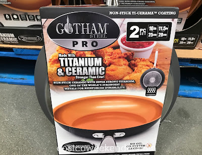 Costco 1147577 - Gotham Steel Pro Ceramic Non-Stick Frying Pans (2 piece set): great for any home chef