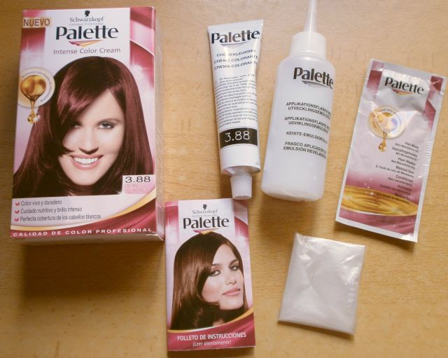 Miss Potingues Schwarzkopf Palette Intense Color Cream. Coloración