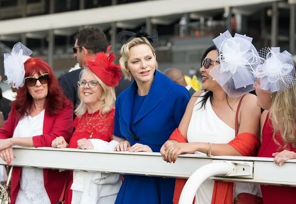 Princess Charlene attended "Princess Charlene of Monaco Royal Race Day" event at Turffontein Racecourse