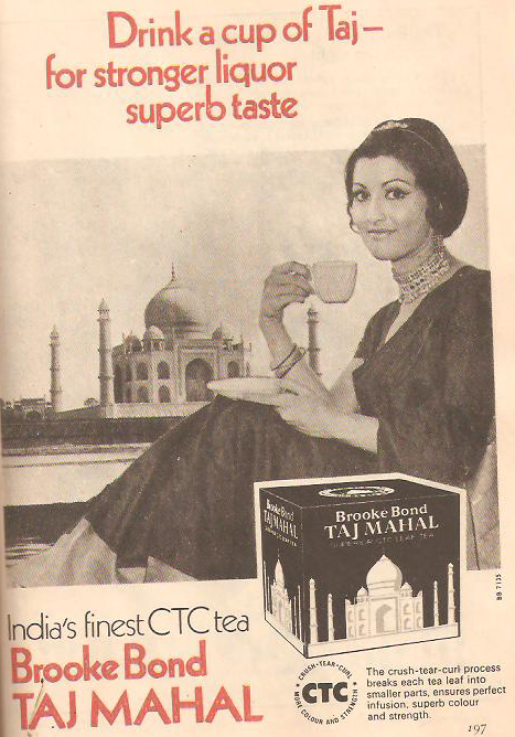 Brooke Bond TAJ MAHAL Vintage Advertisement magazine ads, old advertisements, vintage ads, vintage advertisements, newspaper ads, vintage magazine ads, vintage magazine advertisements, old ads