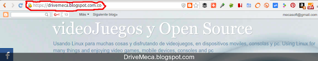 DriveMeca HTTPS en Blogger