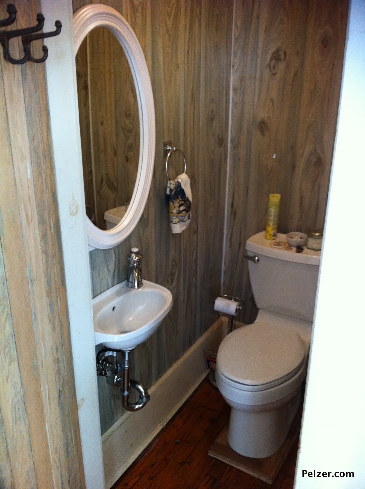 Jason Pelzer is here Closet Bathroom Completed