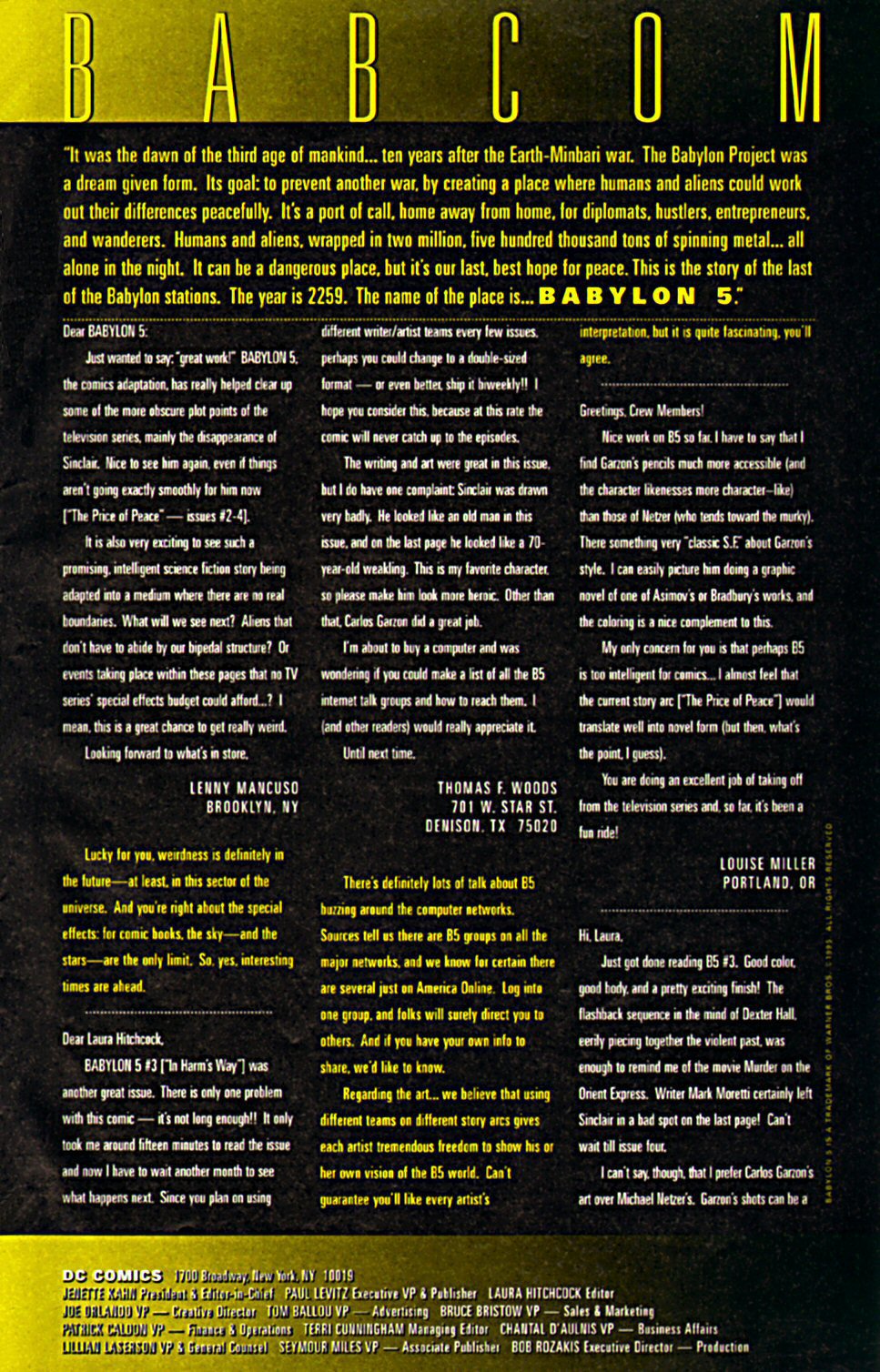 Read online Babylon 5 (1995) comic -  Issue #6 - 27