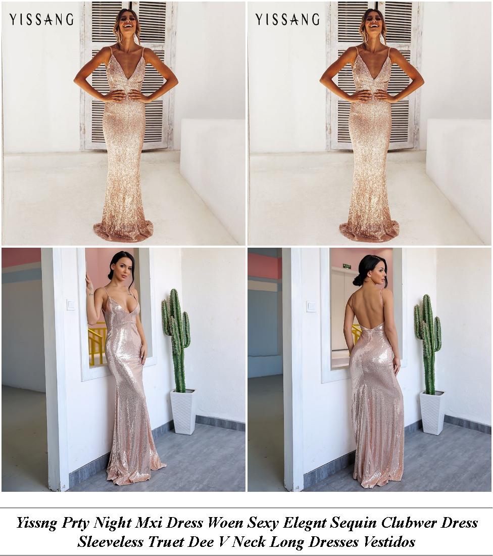Formal Long Dresses Sydney - Vintage Clothes New York City - High Neck Casual Dress Short