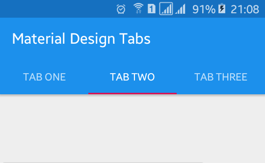 Android Example: Making Material Design Tabs Using TabLayout