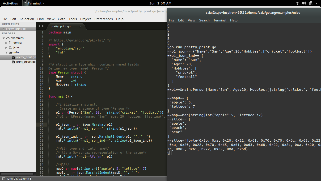 fosshelp: Go Golang Pretty Print struct, map, slice, array Fosshelp: Go Golang Pretty Print Struct, Map, Slice, Array