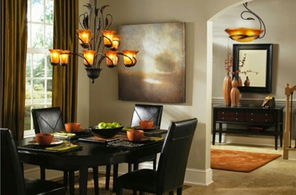 Beautiful examples of leather chairs for dining room!