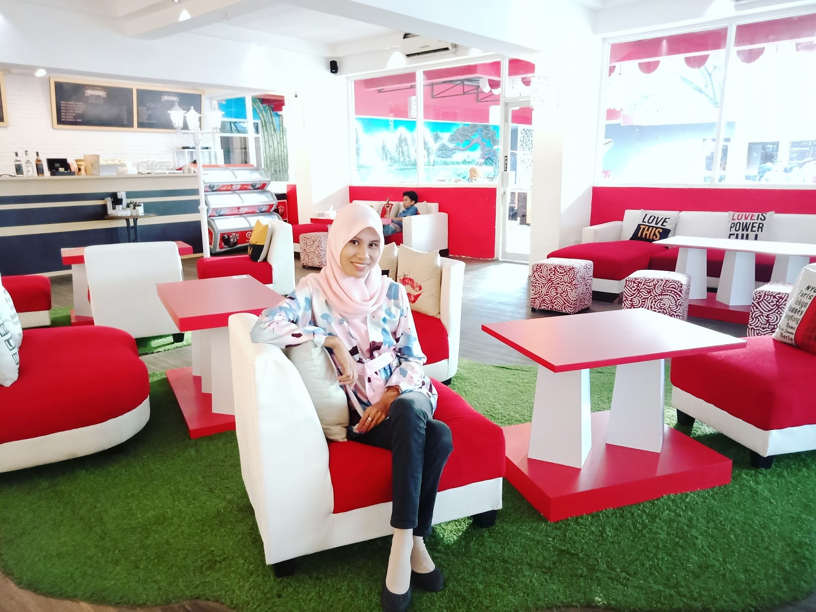 Café Tales Comforting Solace in Red Corner