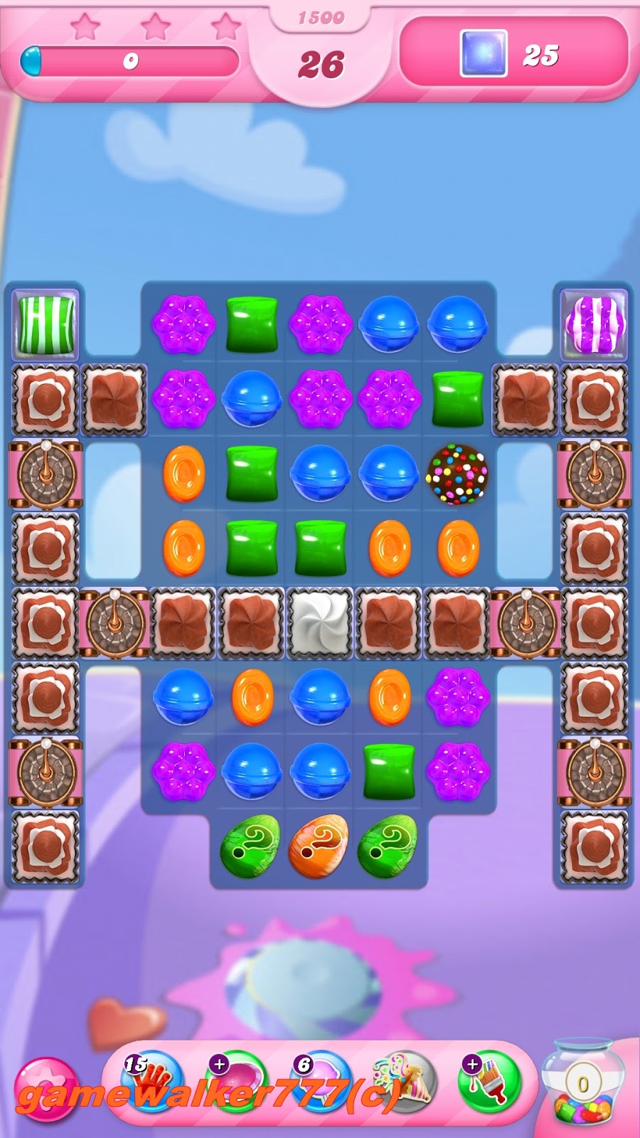 Candy Crush Saga（android版） をまったり攻略するBlog レベル1500 攻略 ハード キャンディークラッシュサーガ