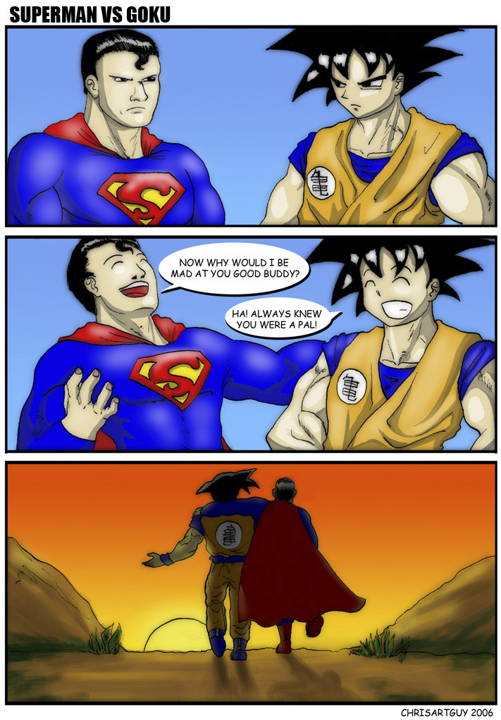 World Wildness Web: Goku vs Superman Memes
