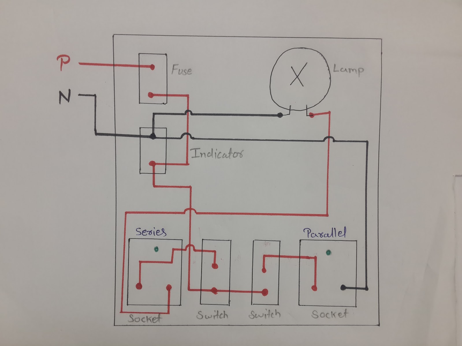 How to Make Series parallel Electrical Testing Board (In Hindi)