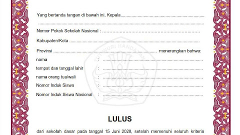 Download Juknis Penulisan Ijazah - Tata Cara Penulisan Blangko Ijazah Tahun Pelajaran 2022/2023