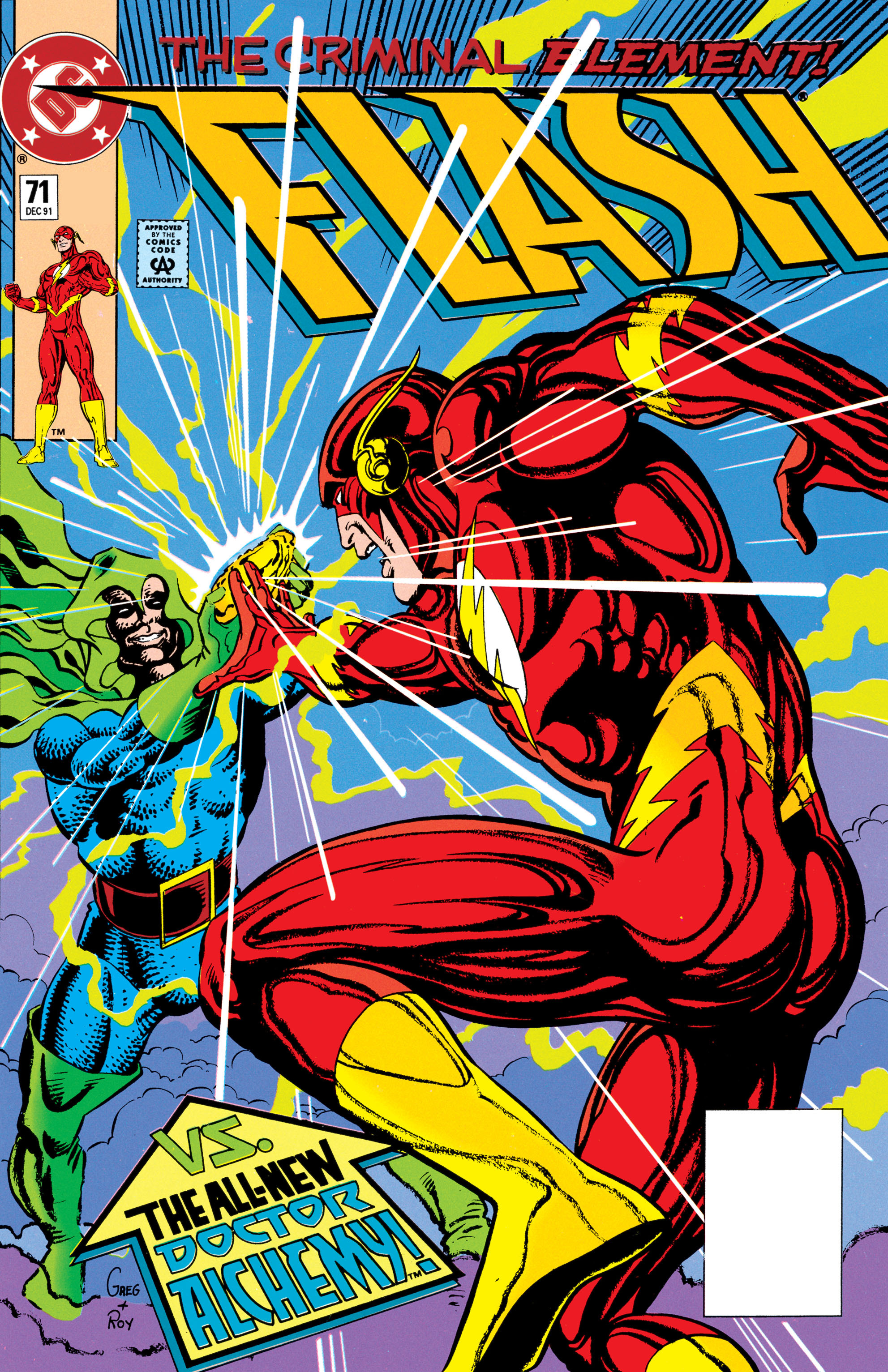Read online The Flash (1987) comic -  Issue #71 - 1