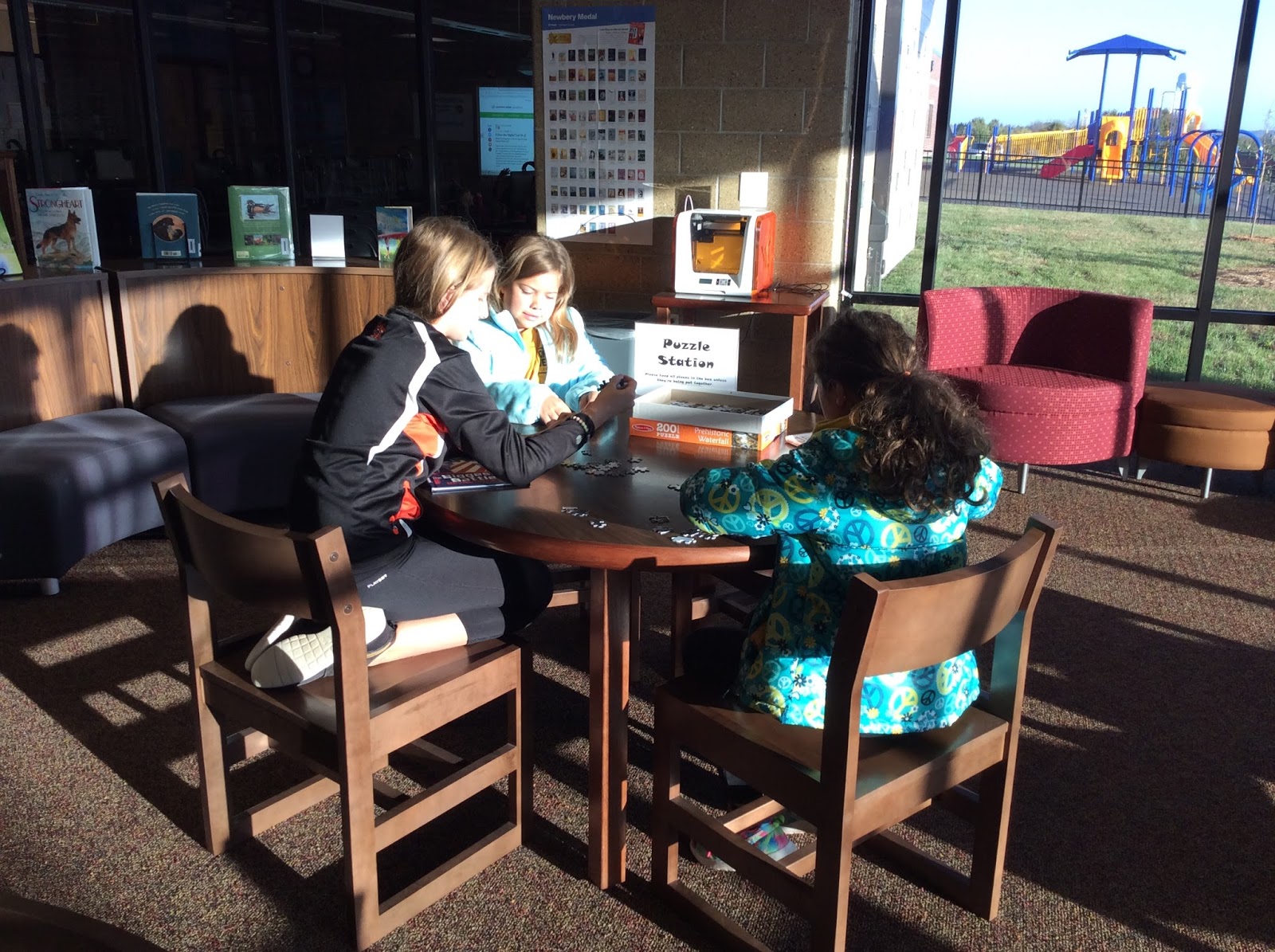 Beulah Ralph Elementary Media Center A little more in the library...