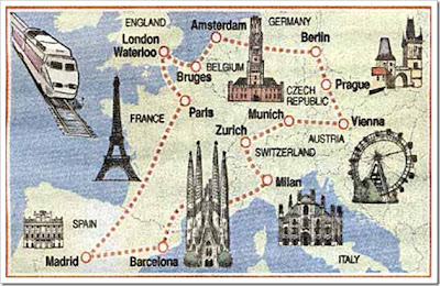 Resultado de imagem para viajar pela europa
