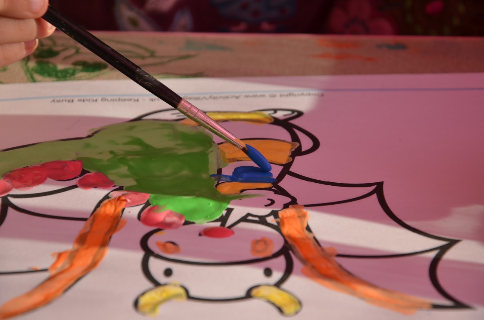 My first - 3 en 1 Peinture au doigt, coloriage et formes autocollantes