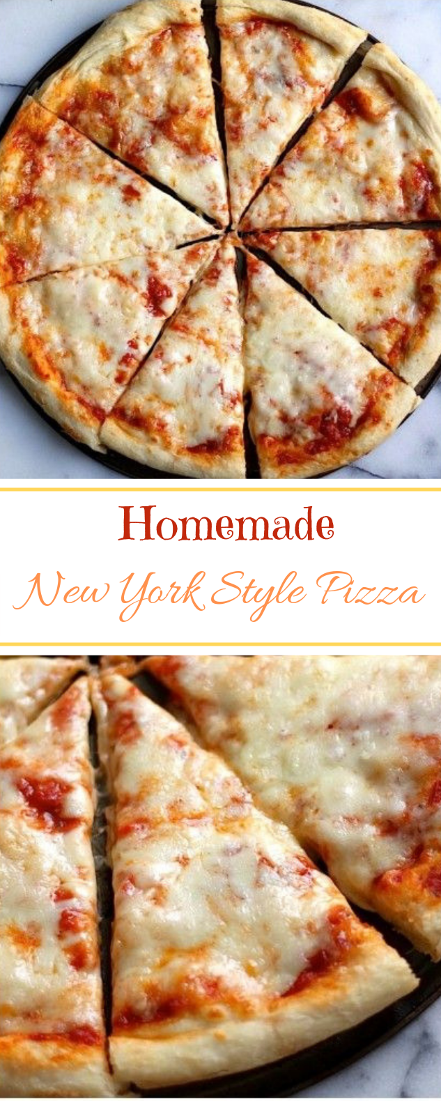 The Best New York Style Cheese Pizza #homemade #pizza