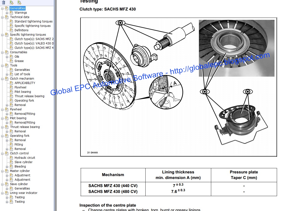 Global Epc Automotive Software Renault Magnum Workshop