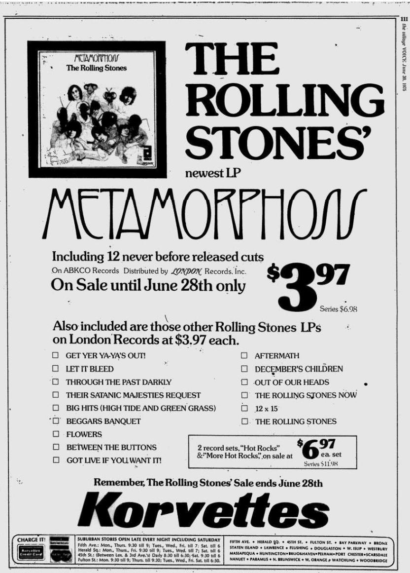 The Rolling Stones 1975 to 1979 The First Ronnie Wood Era The Rolling