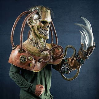 Steampunk Frankenstein mask by Mario Chiodo