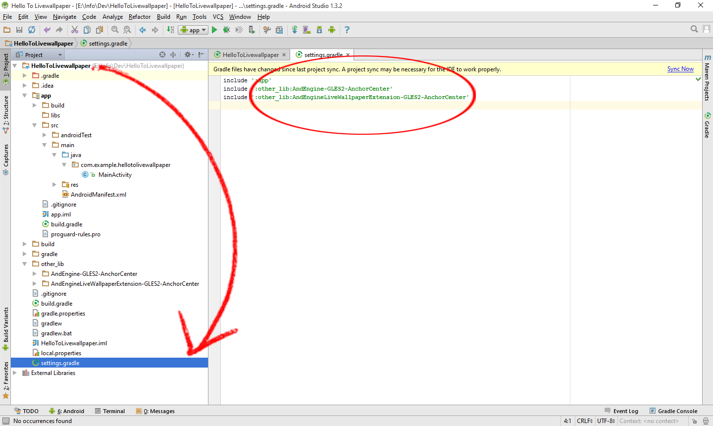 andengineved Setup and Create Live Wallpaper in Android Studio using