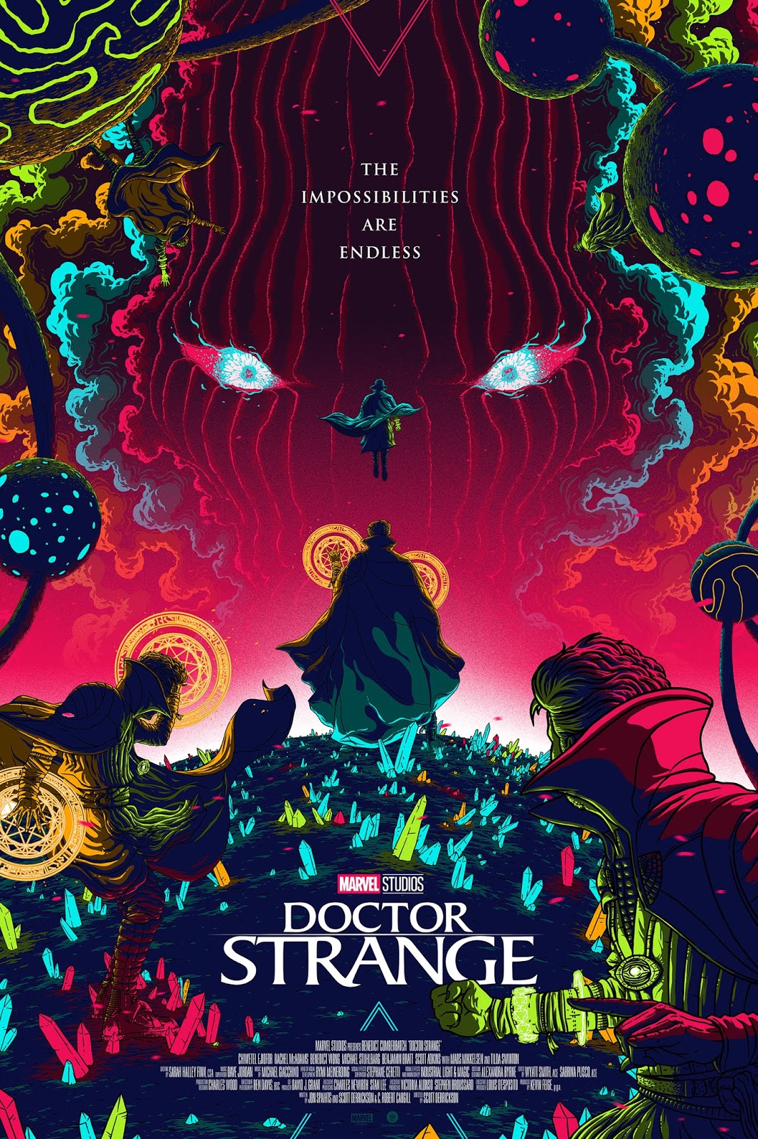 Inside The Rock Poster Frame Blog Florey Dr Strange Movie Poster Release By Grey Matter Art