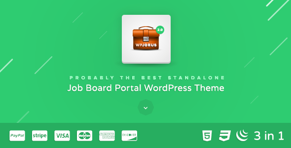 Free Download WPJobus V2.0.9 - Job Board and Resumes WordPress Theme