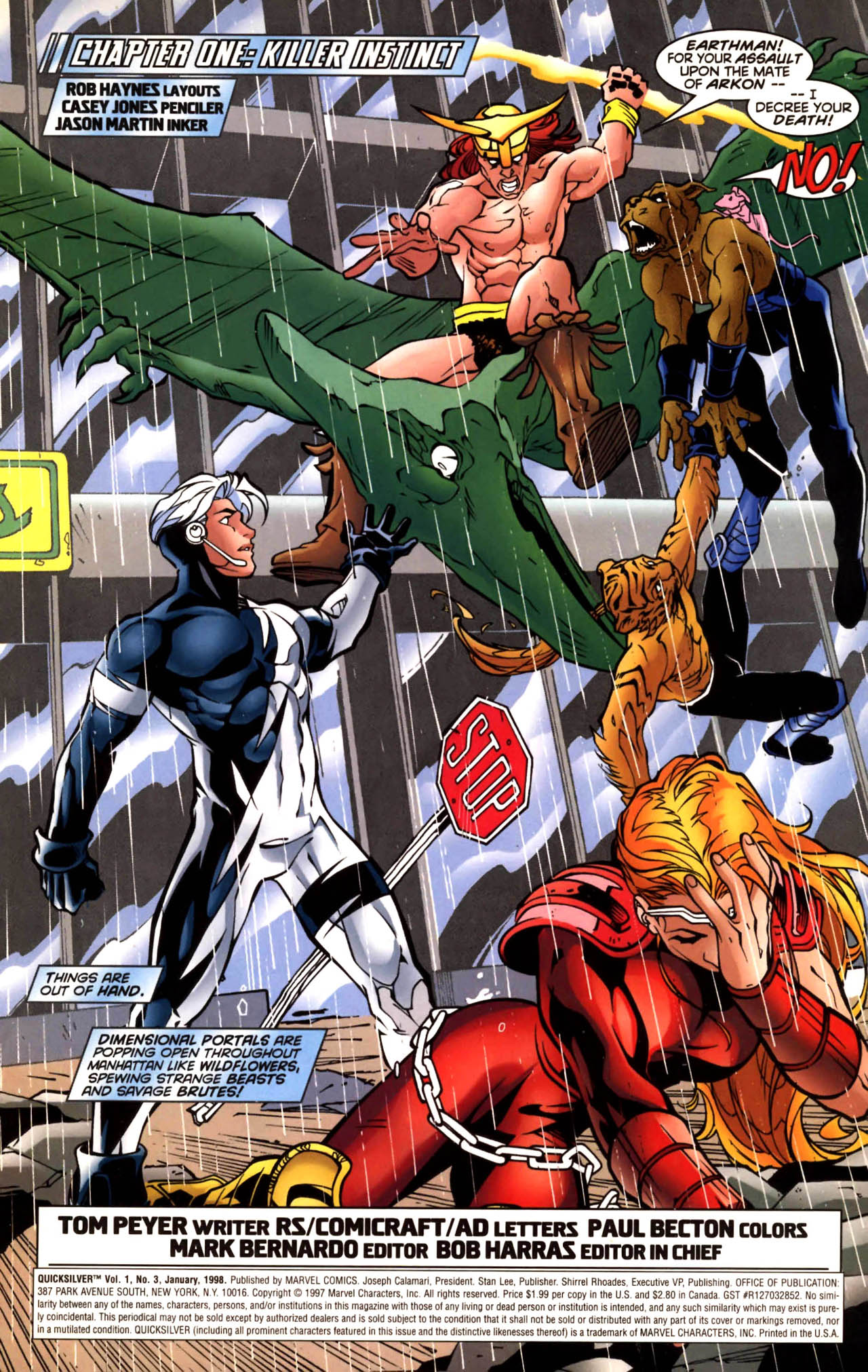 Read online Quicksilver comic -  Issue #3 - 4