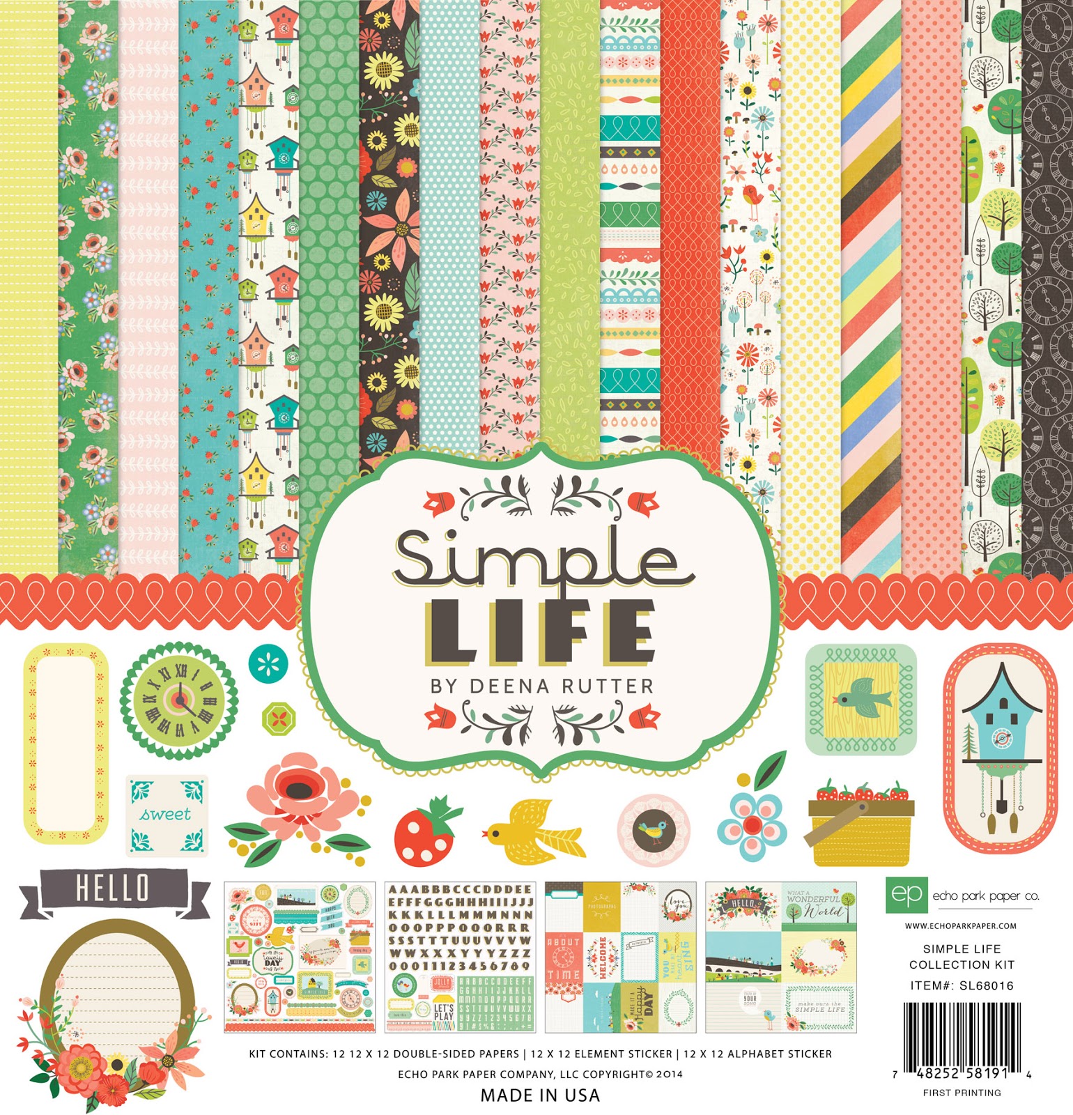 Craft and Create with Echo Park Paper Lovely Day Layout (with video