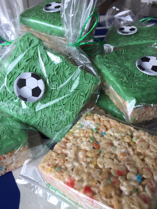 Soccer Rice Krispie Treats
