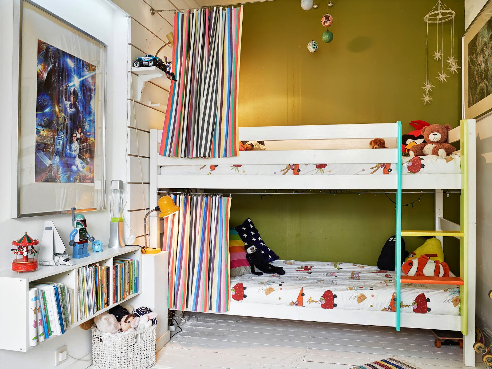 Hogares Frescos: Apartamento de dos plantas con una hermosa habitación