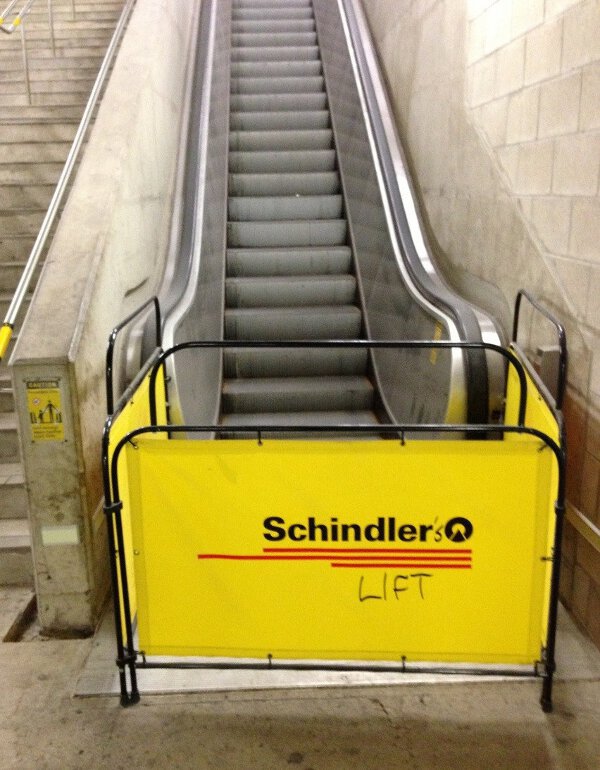 Schindler's Lift Jetzt neu im UBahnhof think320