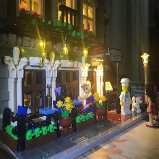 new led light kit only for lego 10243 parisian restaurant lighting