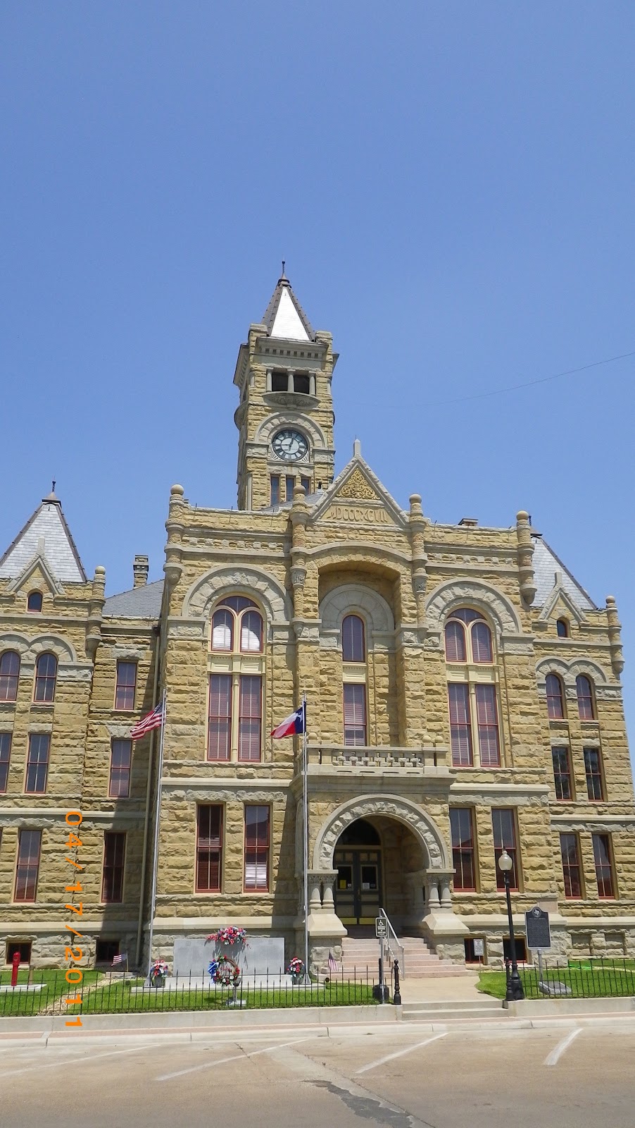 Texas Courthouse Tour Hallettsville, Gonzales, April, 17, 2011