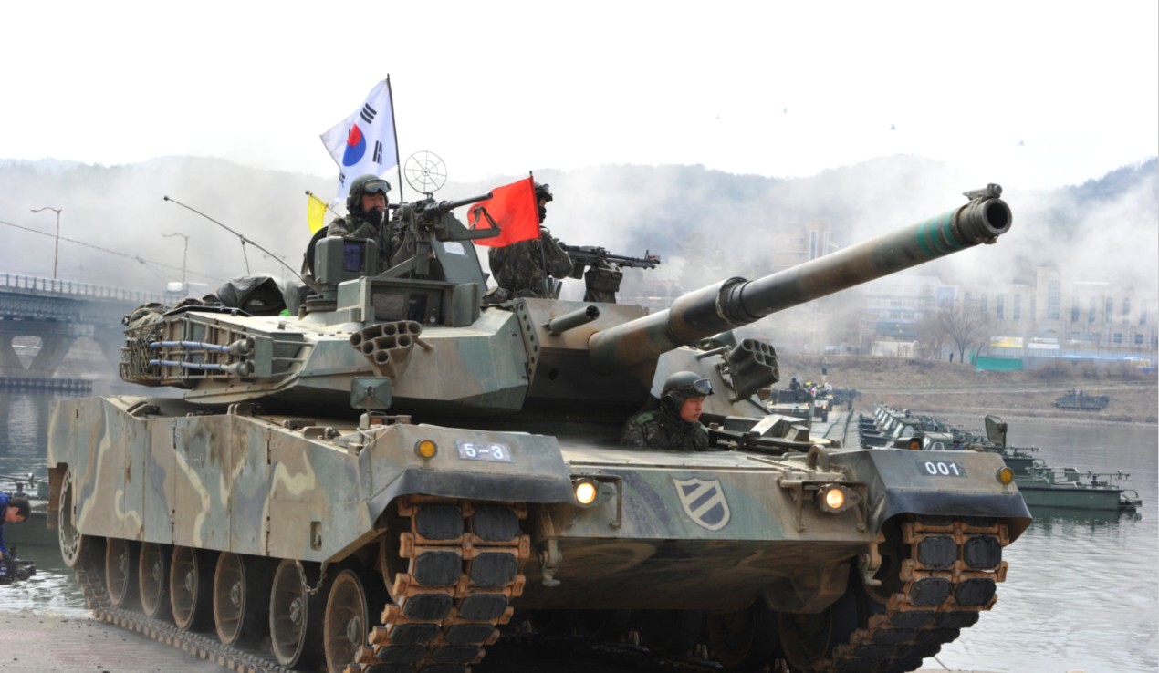 South Korean K1 Main Battle Tank During Military Drill Global Military Review