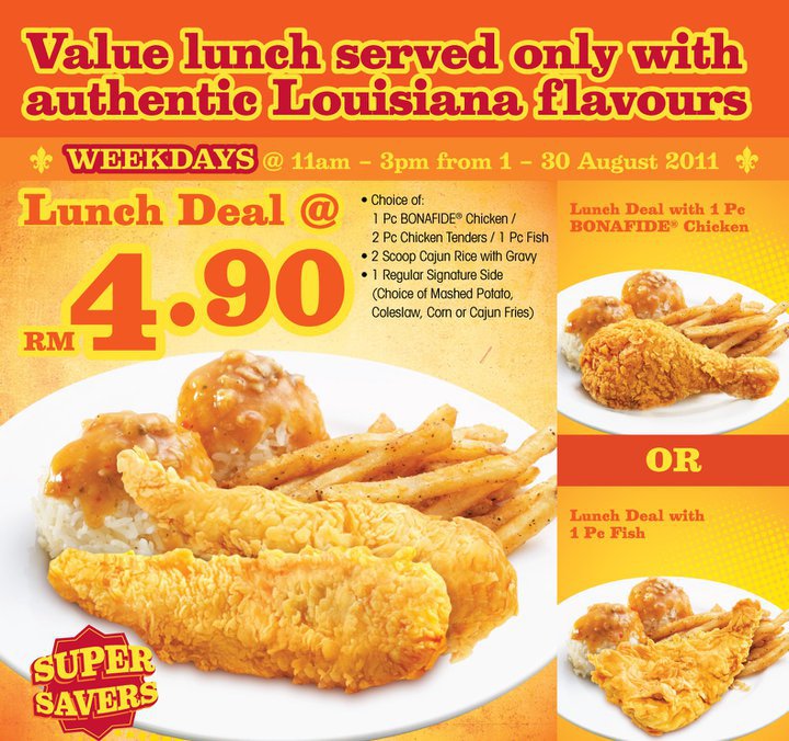 BABINESS August Happening 1 Popeye Lunch Deal RM4.90