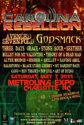 This Just In: Carolina Rebellion unveils schedule
