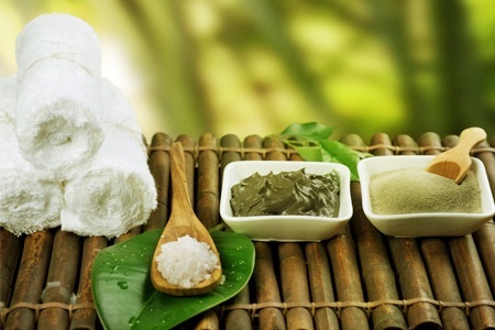 Argilla verde ventilata per purificarsi dalle tossine ...